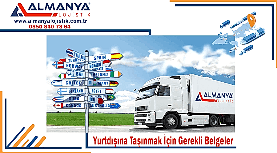 Yurtdışına taşınmak için gerekli belgeler Türkiye'den yurtdışına taşınma evrakları